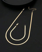 Cadena + Pulsera Tejido Serpiente Acero inoxidable