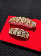 Grillz Dorados Ajustables + Caja De Lujo Gratis