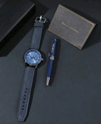 Reloj CARYINO Azul+ Boligrafo + Estuche GRATIS