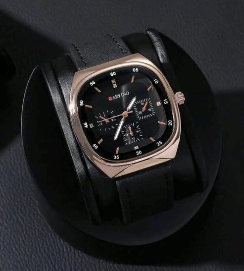 Reloj CARYINO Negro+ Boligrafo + Estuche GRATIS