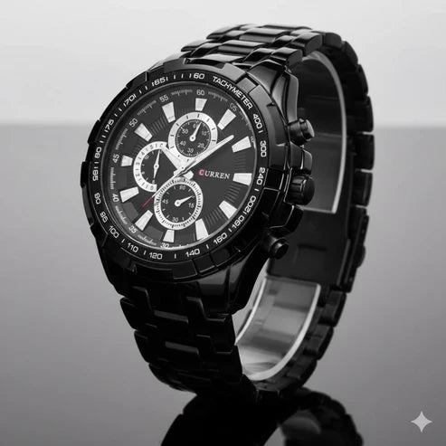 Reloj Curren 8023 Negro-Blanco