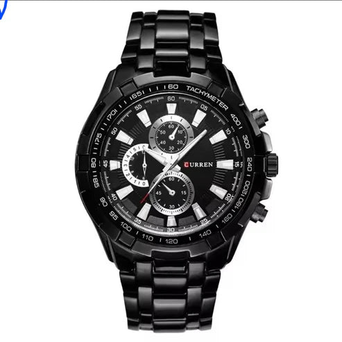 Reloj Curren 8023 Negro-Blanco