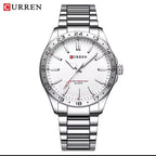 Reloj Curren 8452 Plateado-Blanco