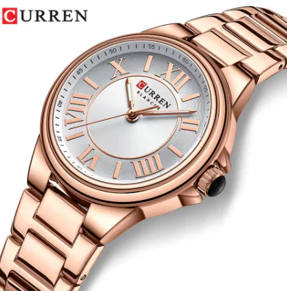 Reloj Curren Femenino Oro Rosa 9091