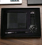 Reloj Masculino + Billetera + Lapicero + Caja De Regalo