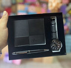 Reloj Masculino + Billetera + Lapicero + Caja De Regalo