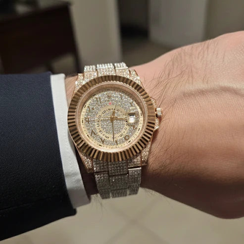 Reloj Rolex Cubano Cronografo Oro Rosa