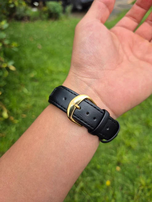 Reloj Rolex Cuero Day Date Dorado + Caja Rolex GRATIS