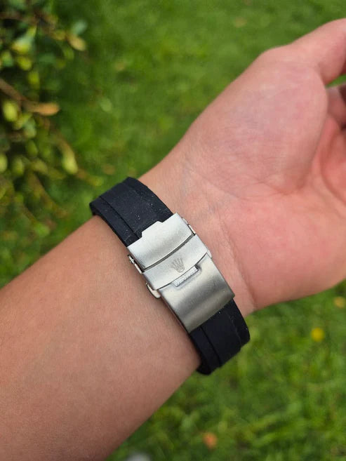 Reloj Rolex Goma Day Date Azul+ Caja Rolex GRATIS