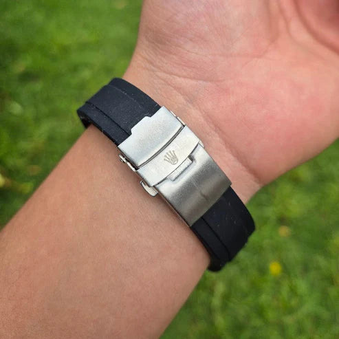 Reloj Rolex Goma Oyster Perpetual Blanco+ Caja Rolex GRATIS