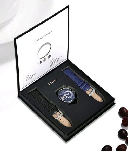 Reloj Tomi 2 Relojes En Uno, Correa Intercambiable + Estuche De Lujo ¡Pocas Unidades! APROVECHA AHORA