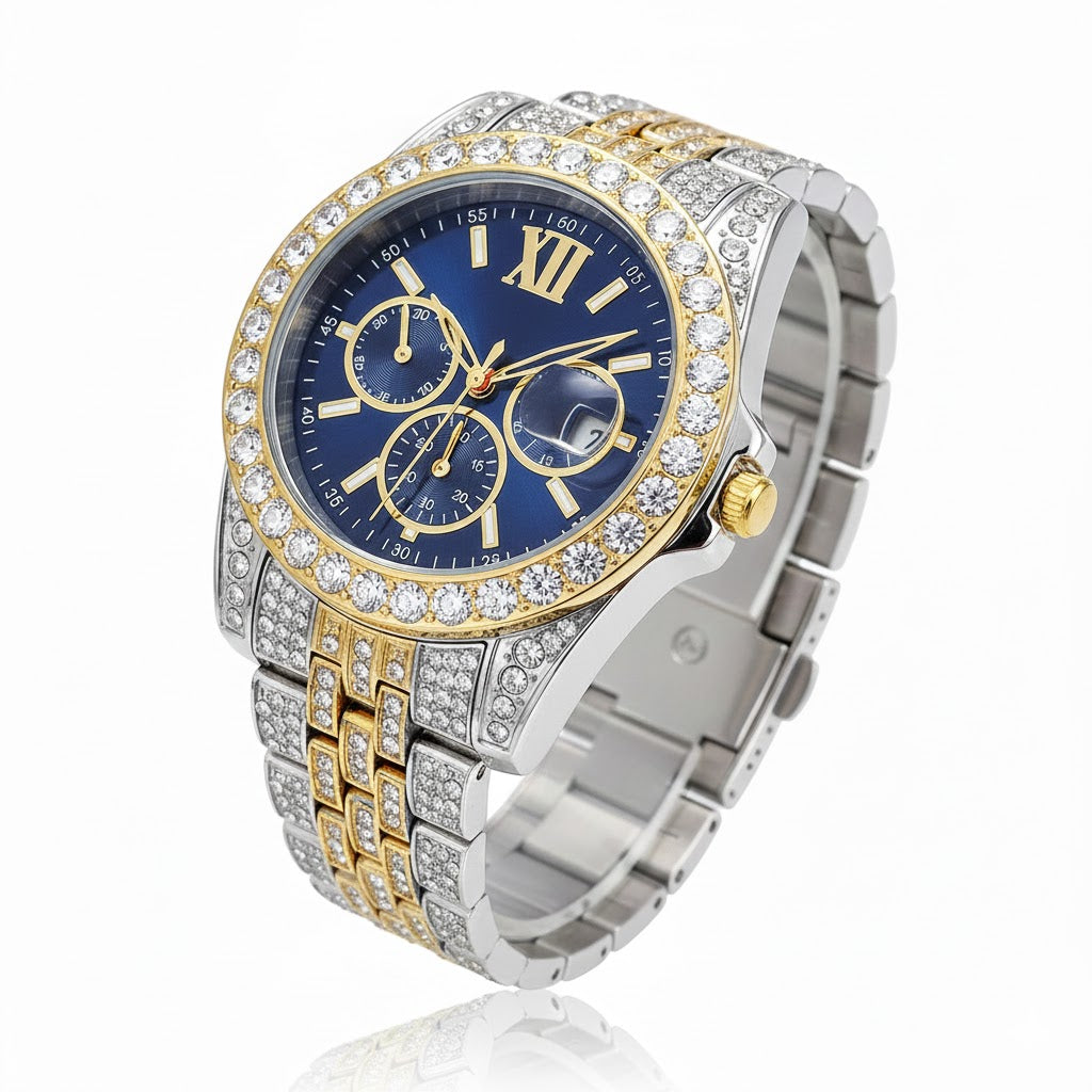 Reloj Cubano Imperial Azul Contra Marcado