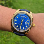 Reloj Rolex Goma Day Date Dorado + Caja Rolex GRATIS