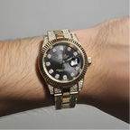 Rolex DateJust Dorado Negro