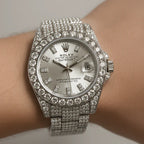 Rolex DateJust Plateado Cubano