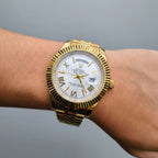 Rolex Day Date Doble Calendario Dorado