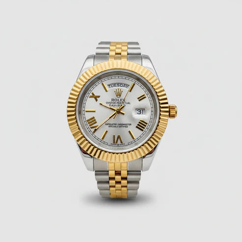 Rolex Day Date Oyster Perpetual Doble Calendario Bicolor