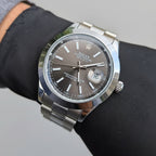 Rolex Day Just Oyster Perpetual Plateado